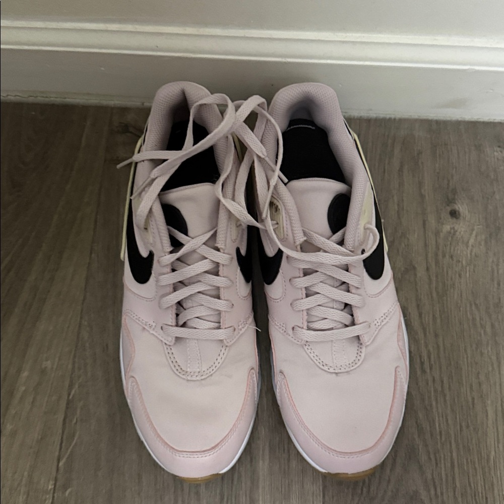 Nike Light Pink and Black Athletic Shoes